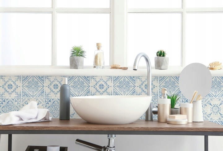 PŁYTKI PANELE WINYLOWE SAMOPRZYLEPNE PCV VINTAGE RETRO EAN (GTIN) 5708466865809