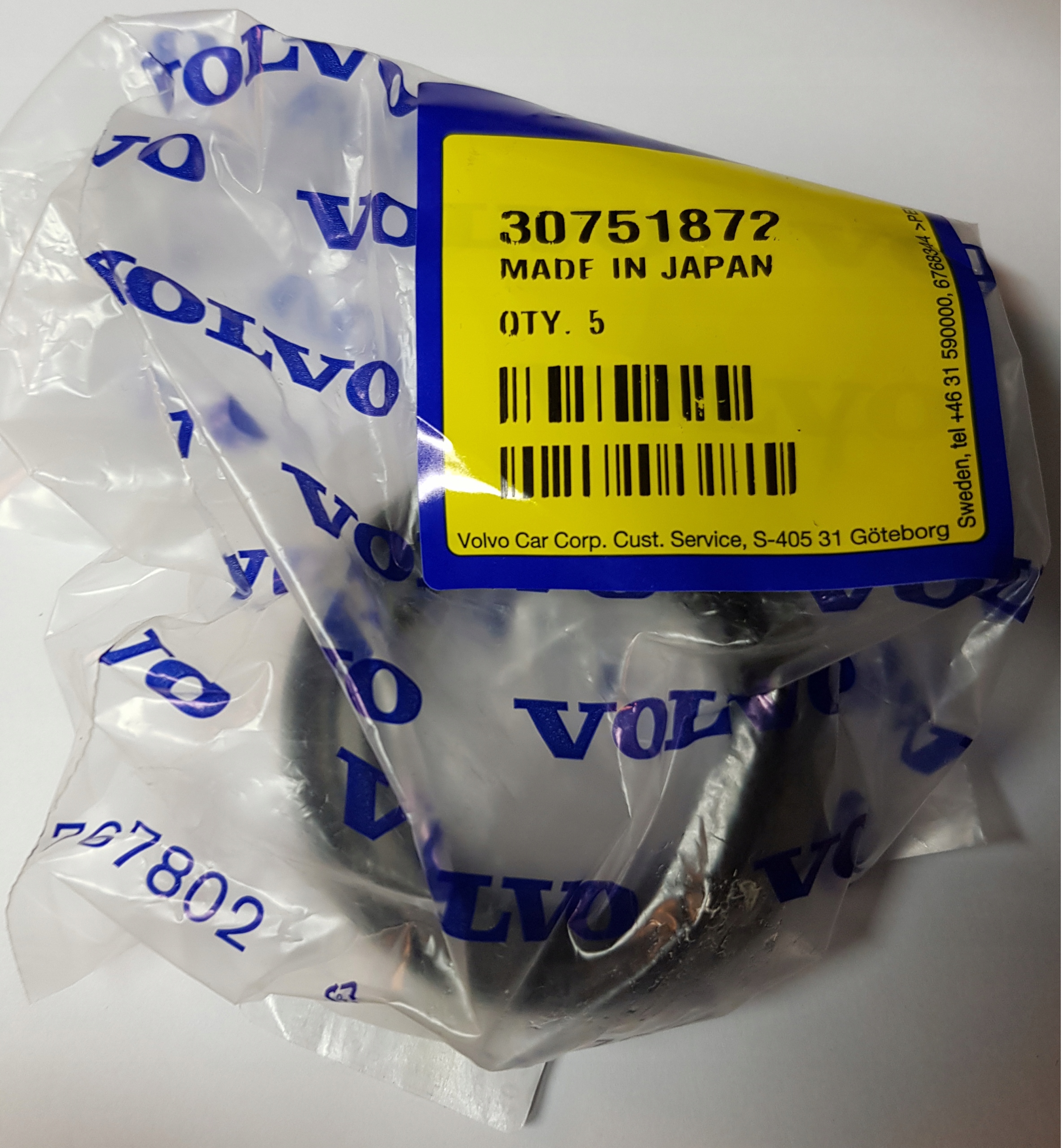 PIERSCIEN USZCZELNIAJACY WAL VOLVO XC60 I XC70 II Car type Passenger cars