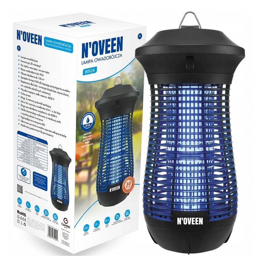 

Lampa Owadobójcza IKN24 Lampion 150m2 Uv Odporna