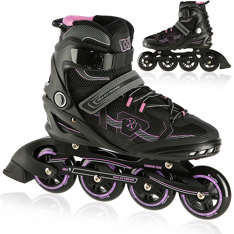 Brusle 2V1 Nils Kolečkové Brusle Pro Rychlou Jízdu Kaučuk 45