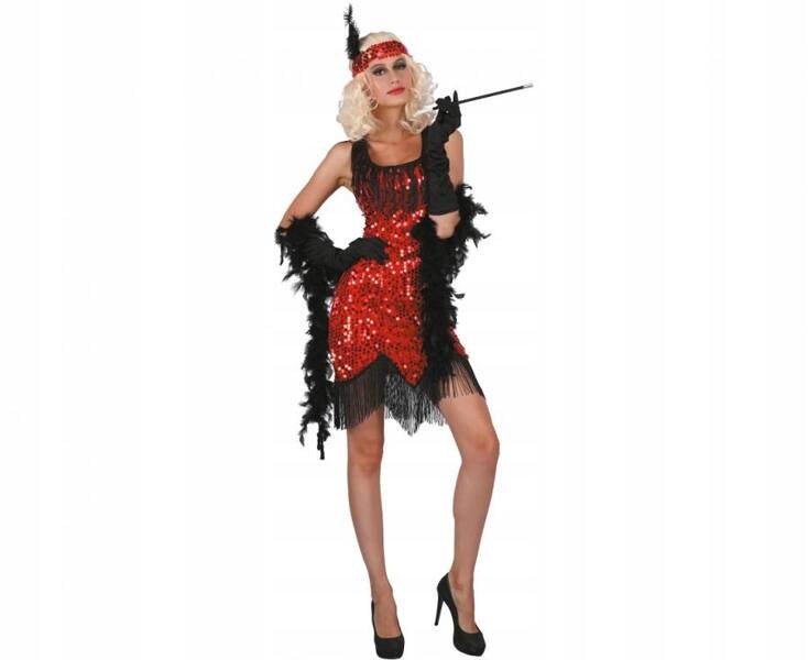 Kostým z 20. léta Kabaret (šaty, dekorace na hlavu)