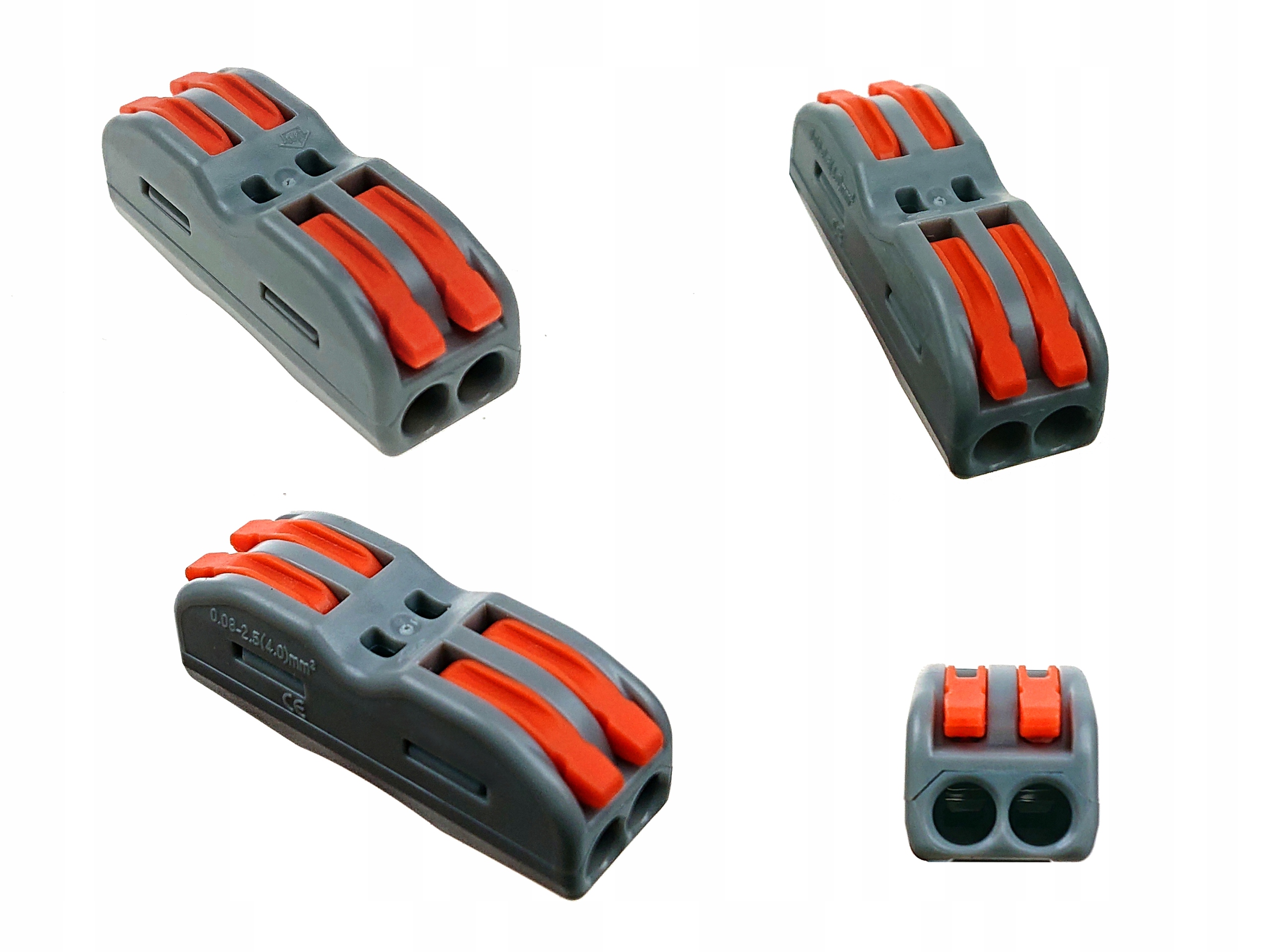 KOSTKA ELEKTRYCZNA SZYBKOZŁĄCZKA ZŁĄCZKA INSTALACYJNA PRZELOTOWA 2-2 10szt Kod producenta KOSTKA ELEKTRYCZNA ŁĄCZNIK 2x2 0,08-2,5(4.0)