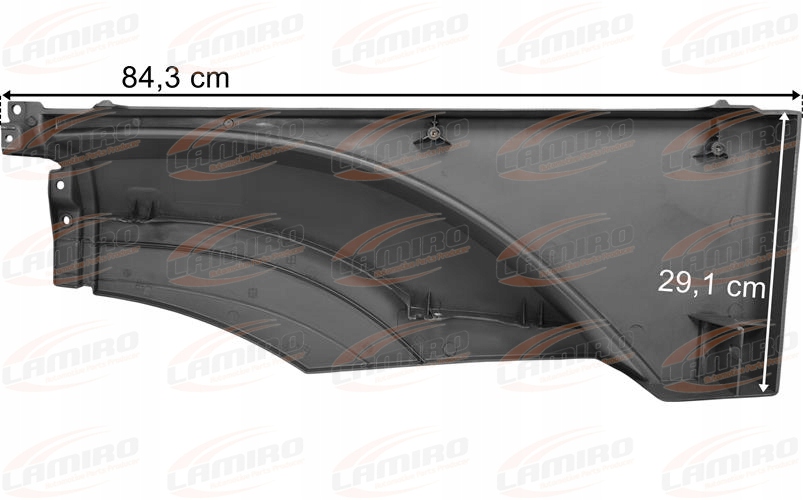 MERCEDES ACTROS MP4 CLASSIC SPACE PRZEDŁUŻENIE STOPNICY PRAWE Producent części Lamiro