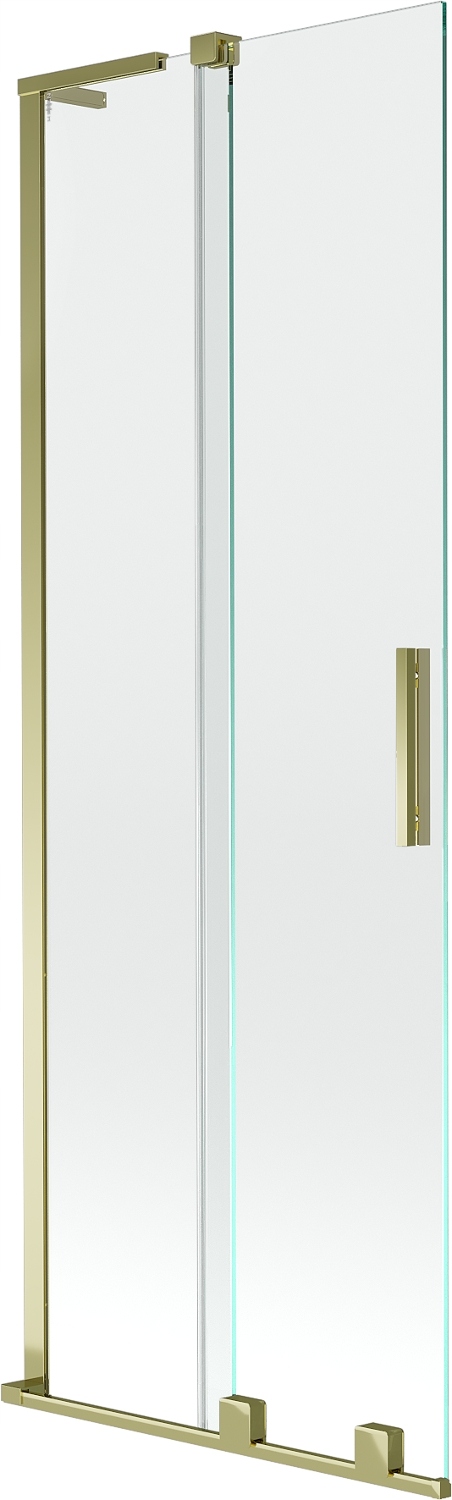 Mexen Velar L Parawan Nawannowy 2-SKRZYDŁOWY Rozsuwany 70X150 CM Złoty