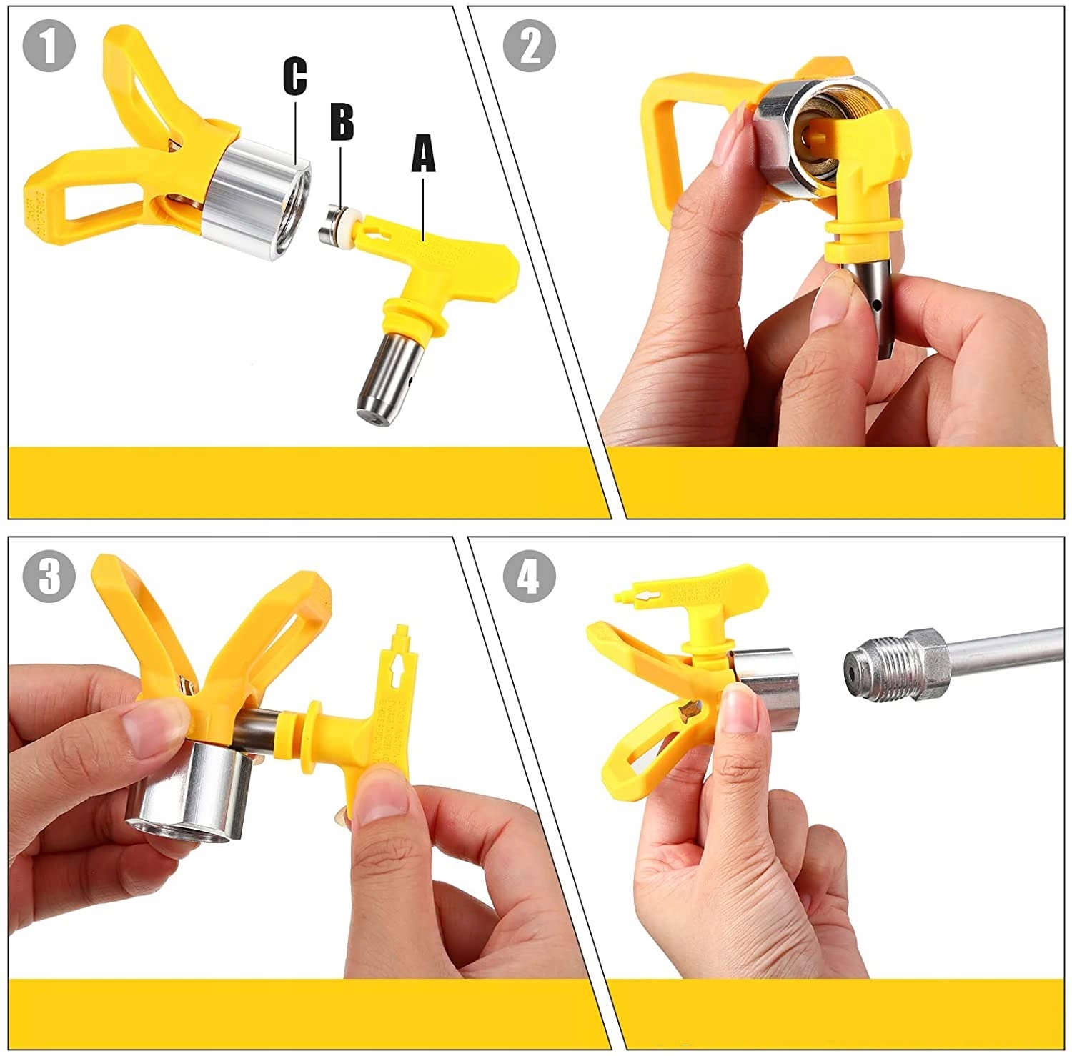 Dysza Malarska Model 517 + GRATISY Pistolet Agregat malarski RAC V Filtr 60 Długość węża 15 m