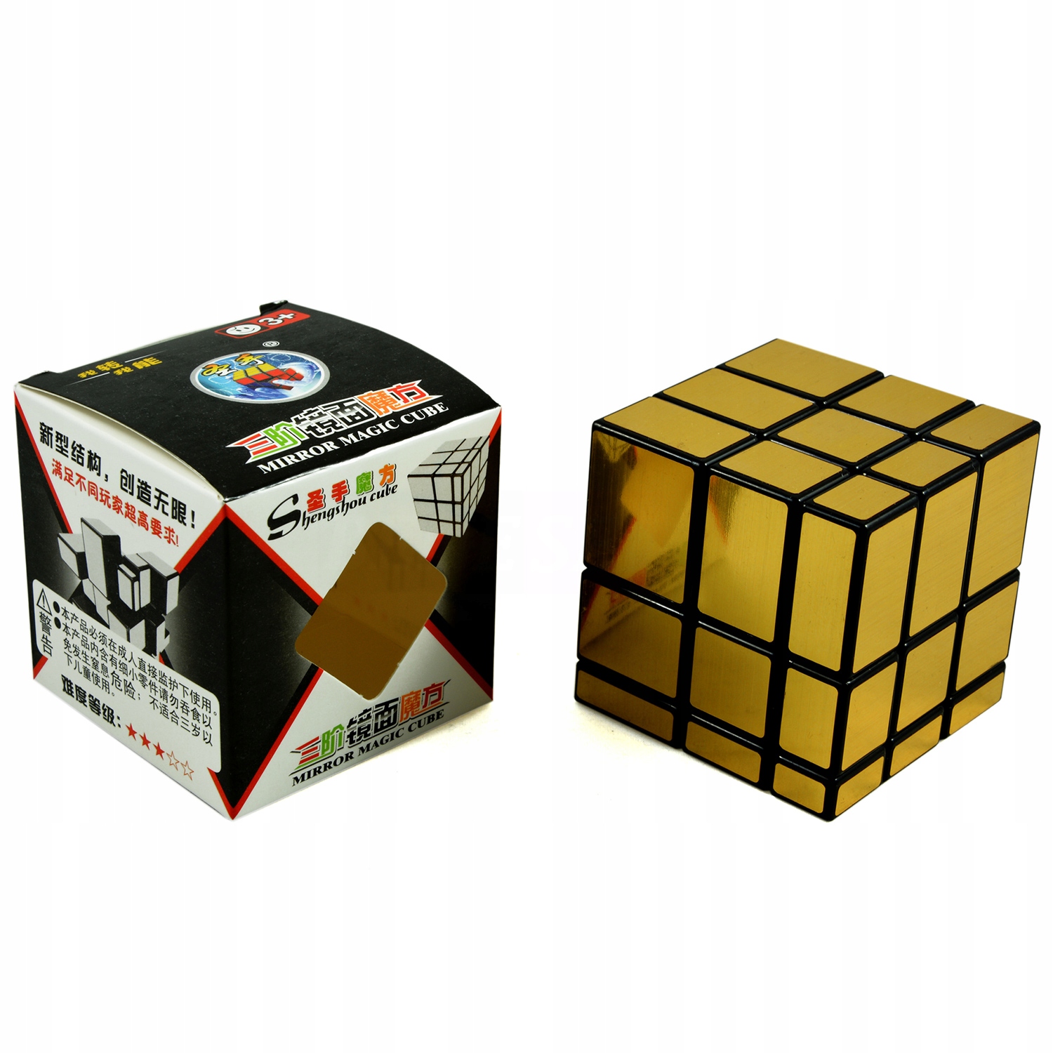 

Kostka Logiczna Mirror 3x3 Złota Asymetryczna