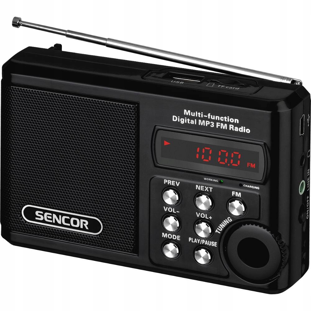 Rádio S USB/MP3 Sencor Srd 215 B