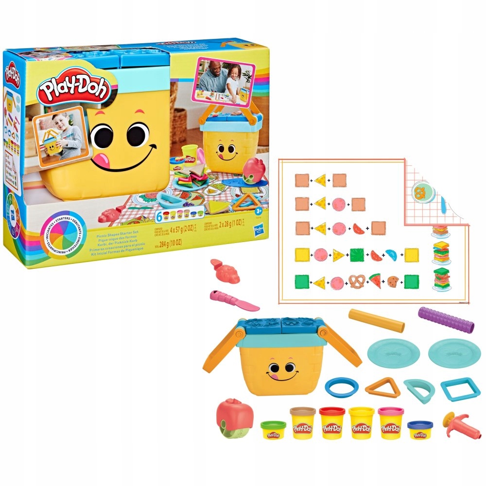 

Play-doh Ciastolina Zestaw Piknikowe kształty