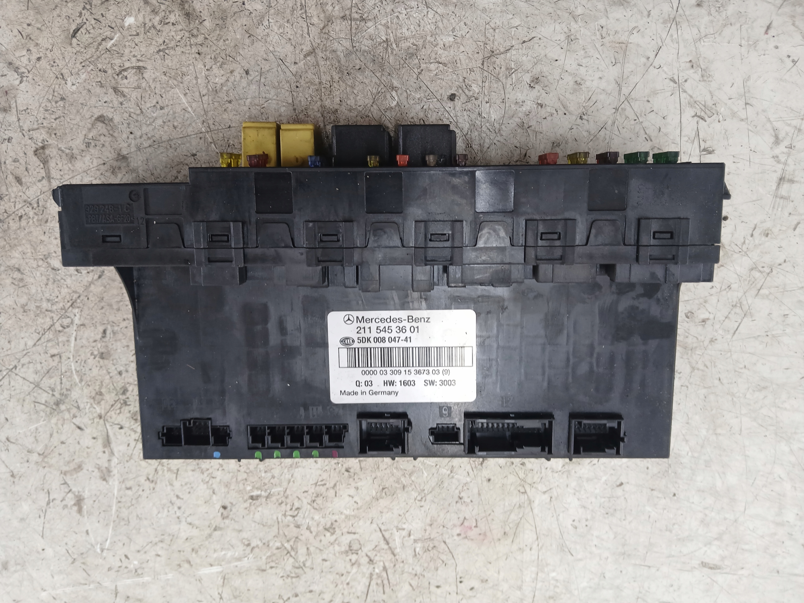 MERCEDES W211 Unité de contrôle Module SAM 2115453601