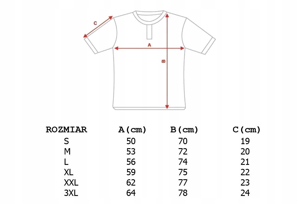 KOSZULKA Z KRÓTKIM RĘKAWEM WESTIN STYLE-3XL Rozmiar 3XL