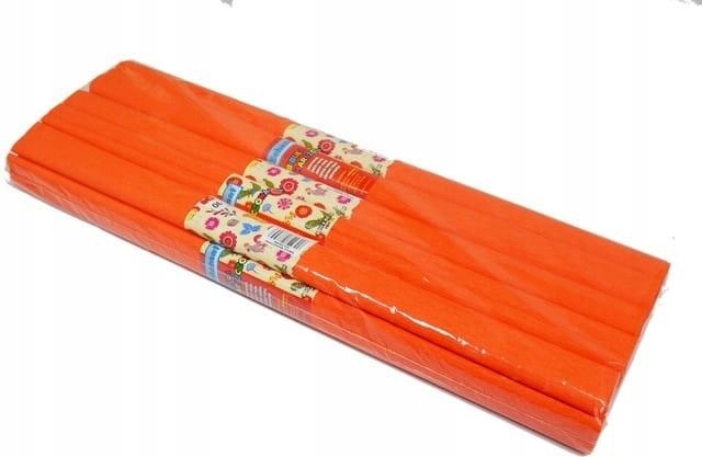 bibuła 10szt. 200 x 50 c. pomarańcz     nr.06 — 3
