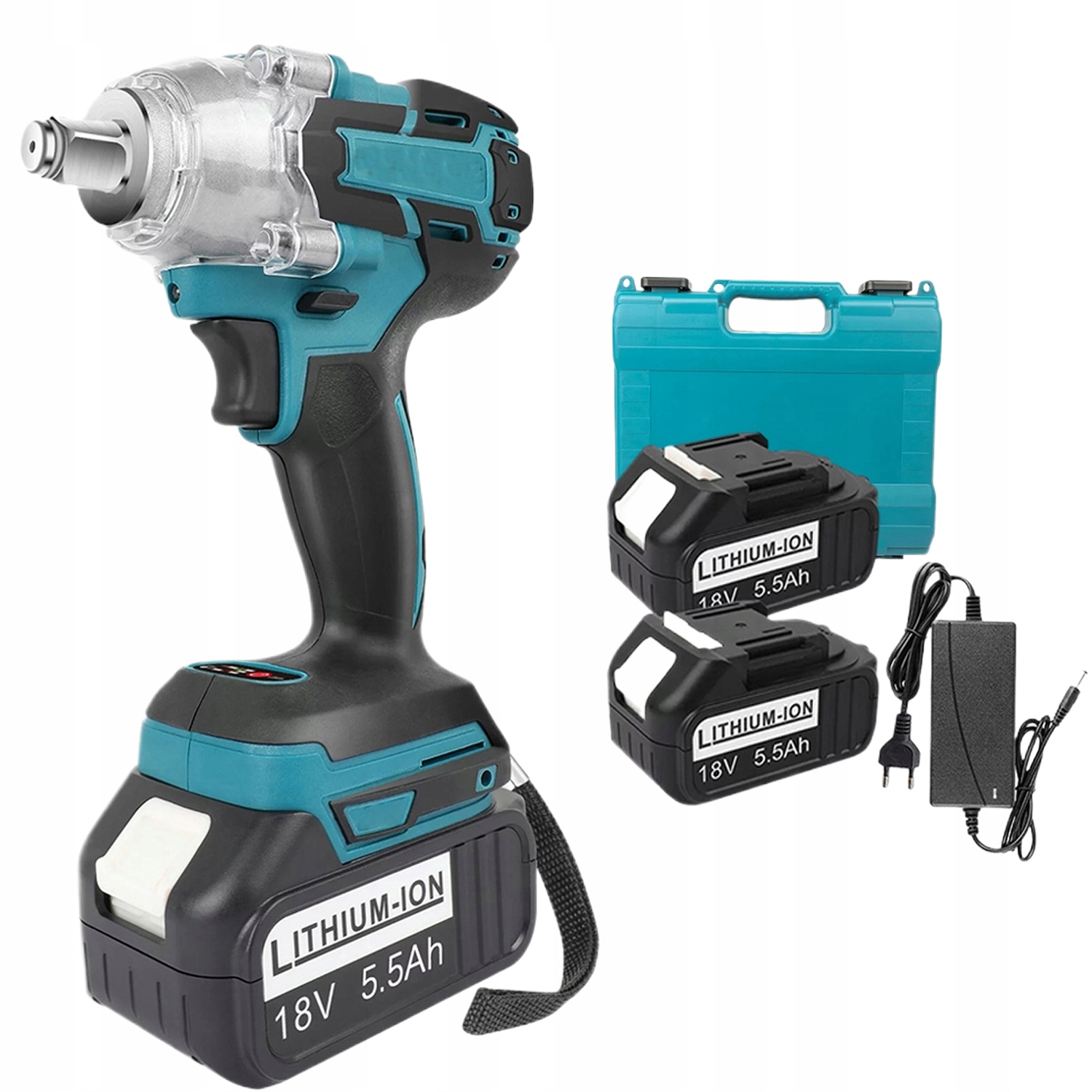 Elektryczny Klucz Pneumatyczny Udarowy Do Kół 5500MAH Bezprzewodowy-Zdjęcie-0