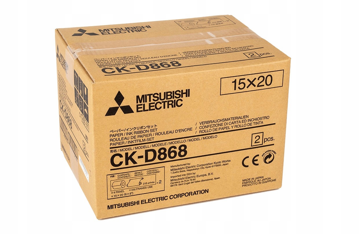 Mitsubishi CK-D868 papír 10x15/15x20 cm pro D80/D90