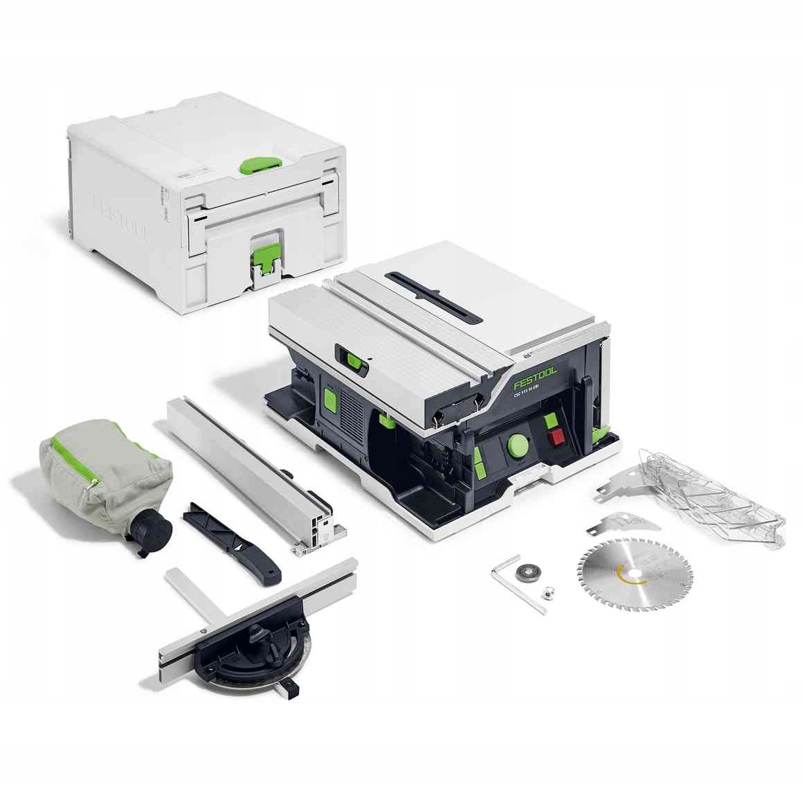 Stołowa pilarka tarczowa CSC SYS 50 Festool w kolorze szarym