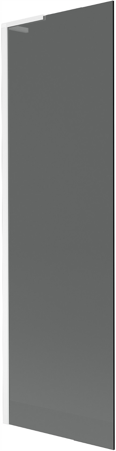 Mexen Next L vanová zástěna 1-křídlová 60 x 150 cm, grafit, bílá 895-060-