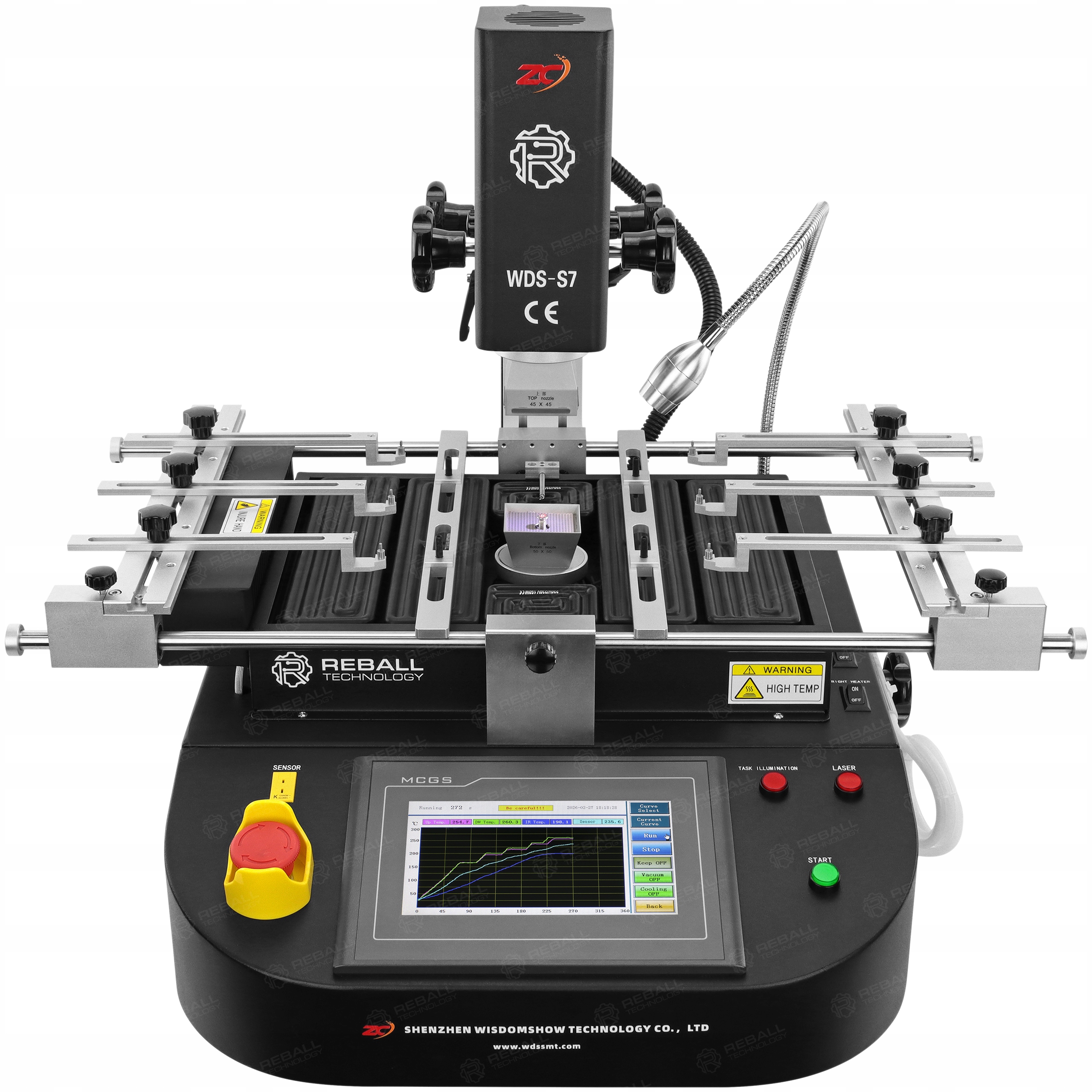 Pájecí Stanice Pro Opravy Bga Smd Wisdomshow WDS-S7 4800W Ir 2x Hot Air