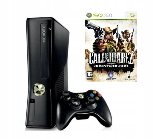 Konsola Microsoft Xbox 360 Slim Call Of Juarez + Dysk