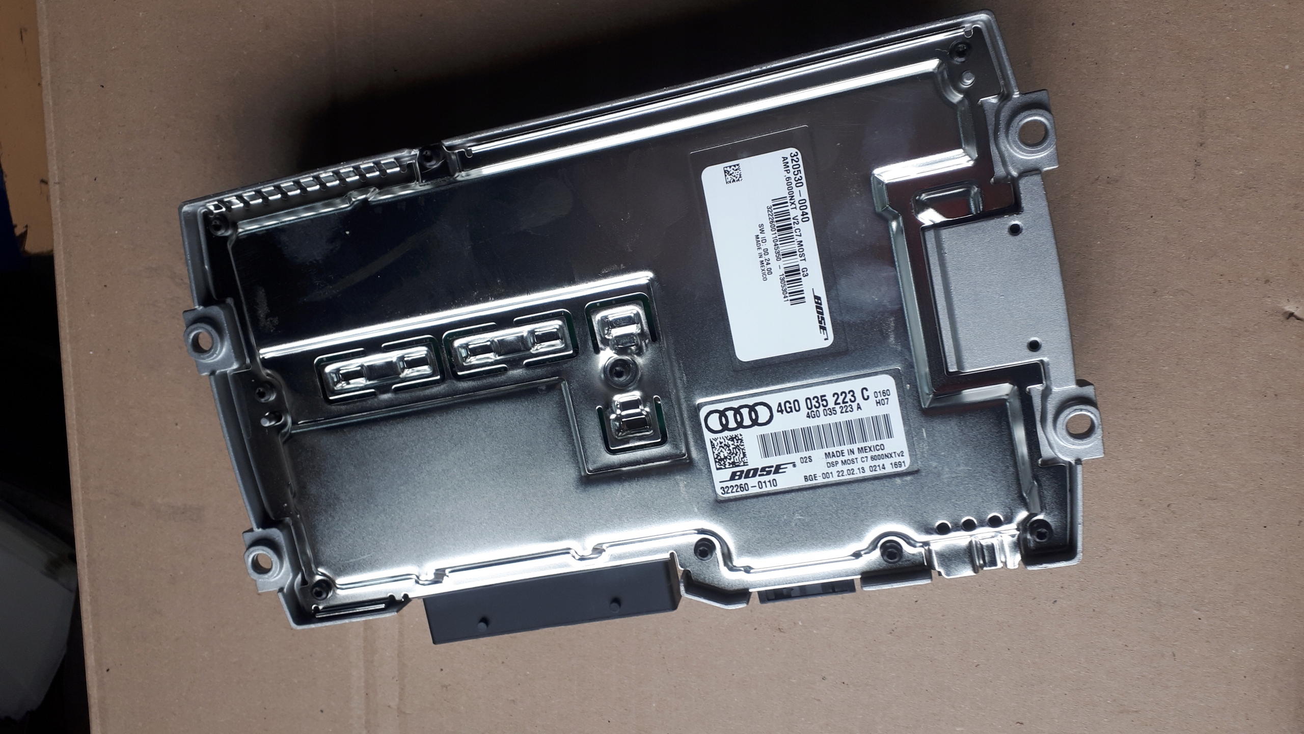 A6 C7 4G amplifier BOSE AUDIO 4G0035223C S6 A7 S7