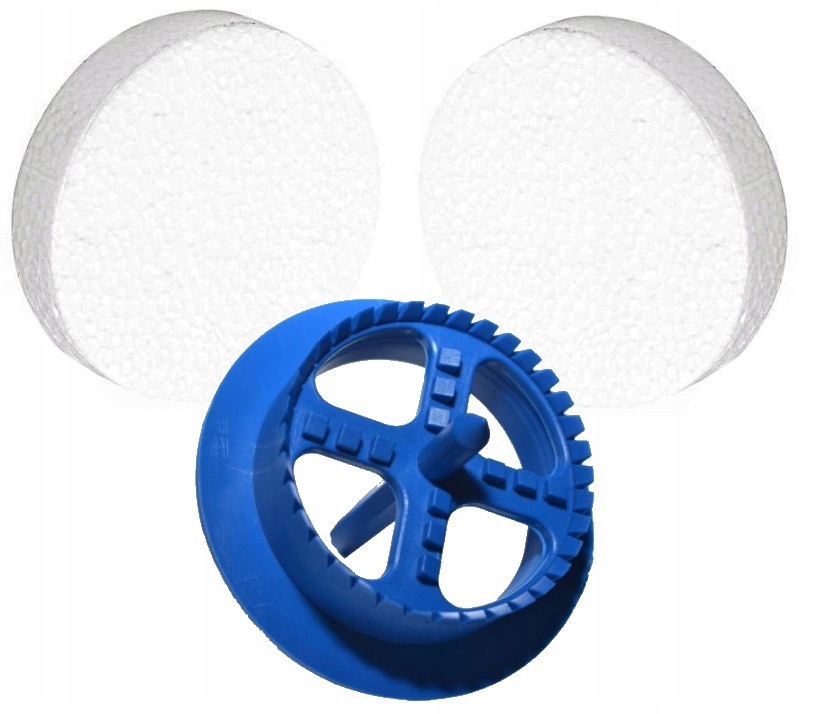 ZAŚLEPKI STYROPIANOWE ZATYCZKI BIAŁE ZAŚLEPKA STYROPIAN 100 SZT + FREZ PRO