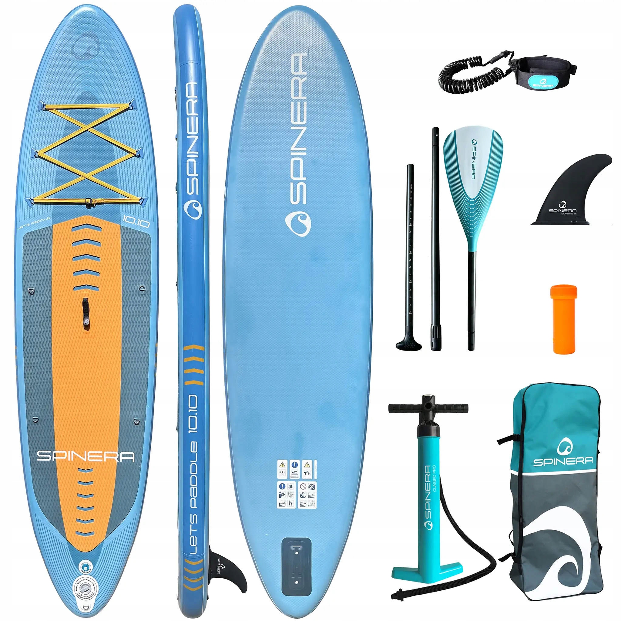 Deska SUP Pompowana Spinera Let's Paddle 10'10" 330cm 140kg