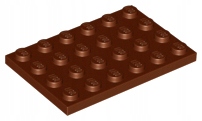 

Lego 3032 Płytka 4x6 Brązowa Nowa (4g)