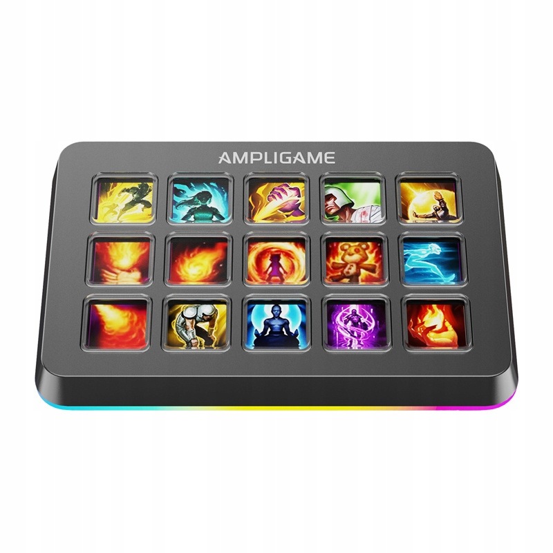 Streamovací panel Fifine D6 Stream Deck Rgb Kontroler Obs Zkratky Pc