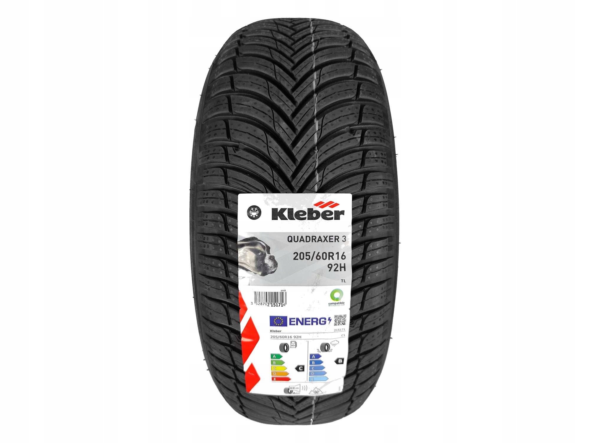 Opona całoroczna 205/60R16 Kleber Quadraxer 3 2026