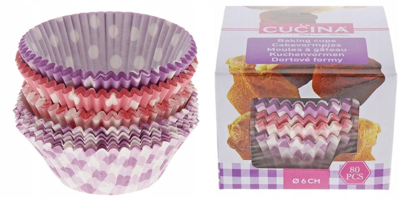 

Foremki Papierowe Do Muffinek Babeczek 80SZTUK