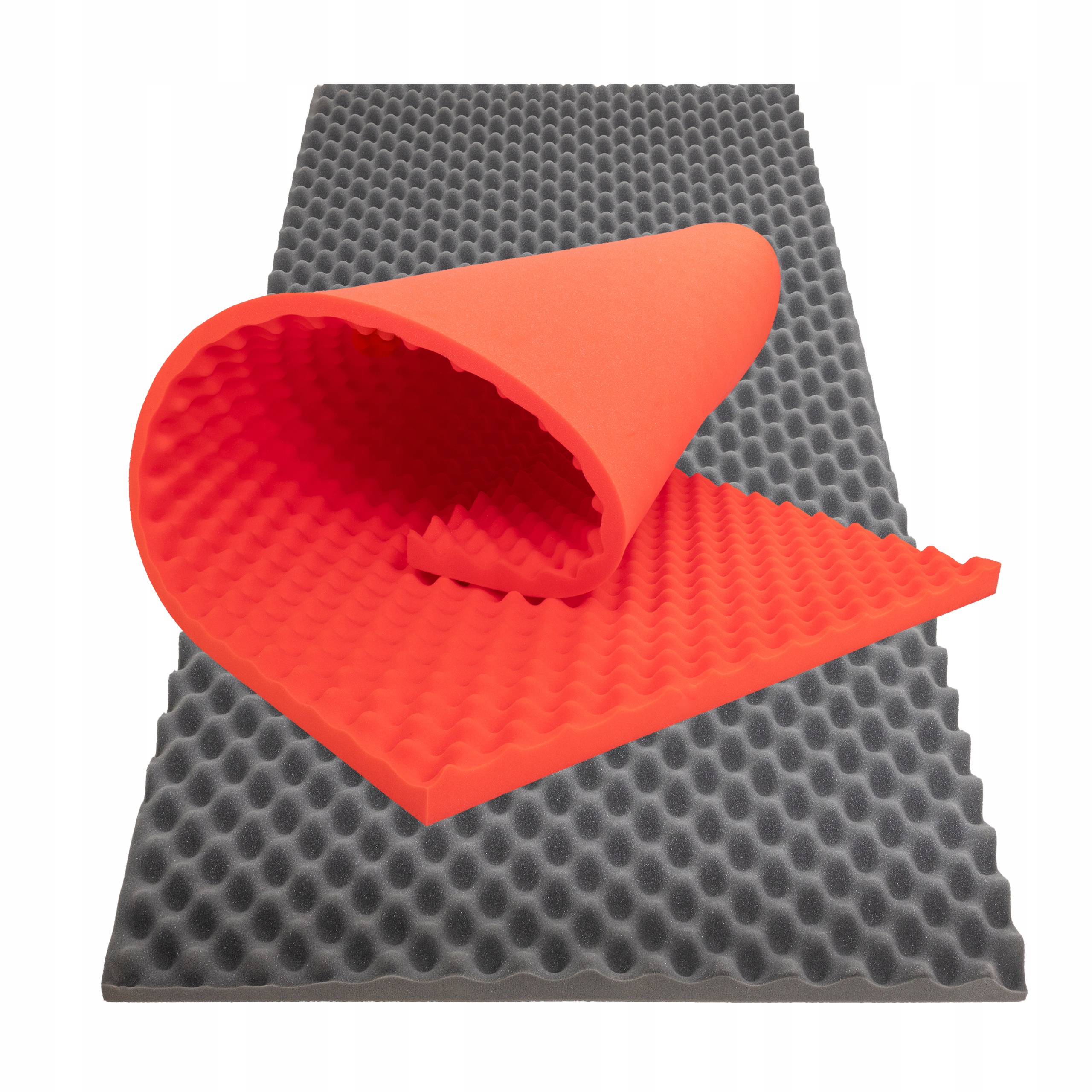 Špongiový odhlučniaci panel 2 m2 grafitový melón, moderný dizajn do kancelárie 5 cm