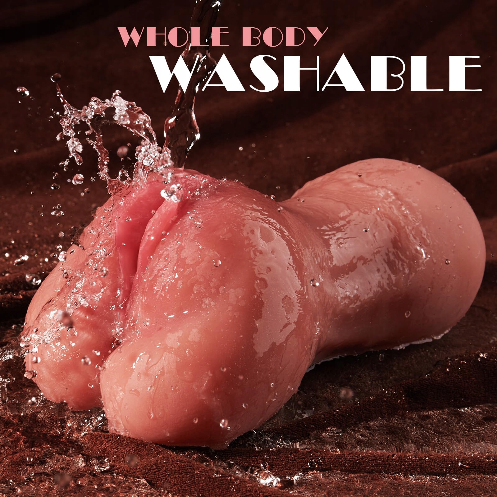 3W1 REALISTYCZNY MASTURBATOR DLA MĘŻCZYZN Z EFEKTEM 3D — miniatura 2