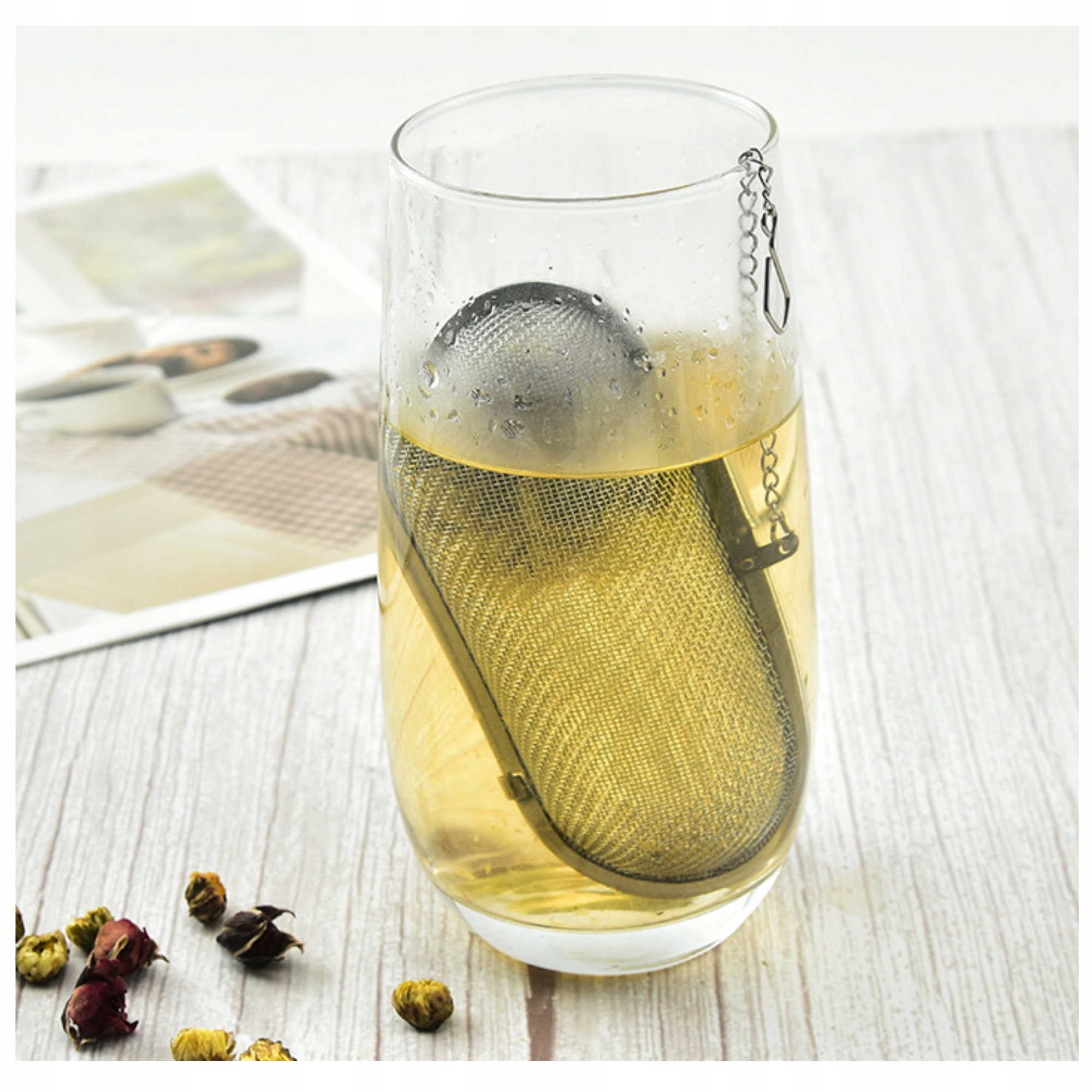 Koszyk do gotowania Wywaru Przypraw Ziół 11cm Rodzaj zaparzacz sitko (do szklanki)