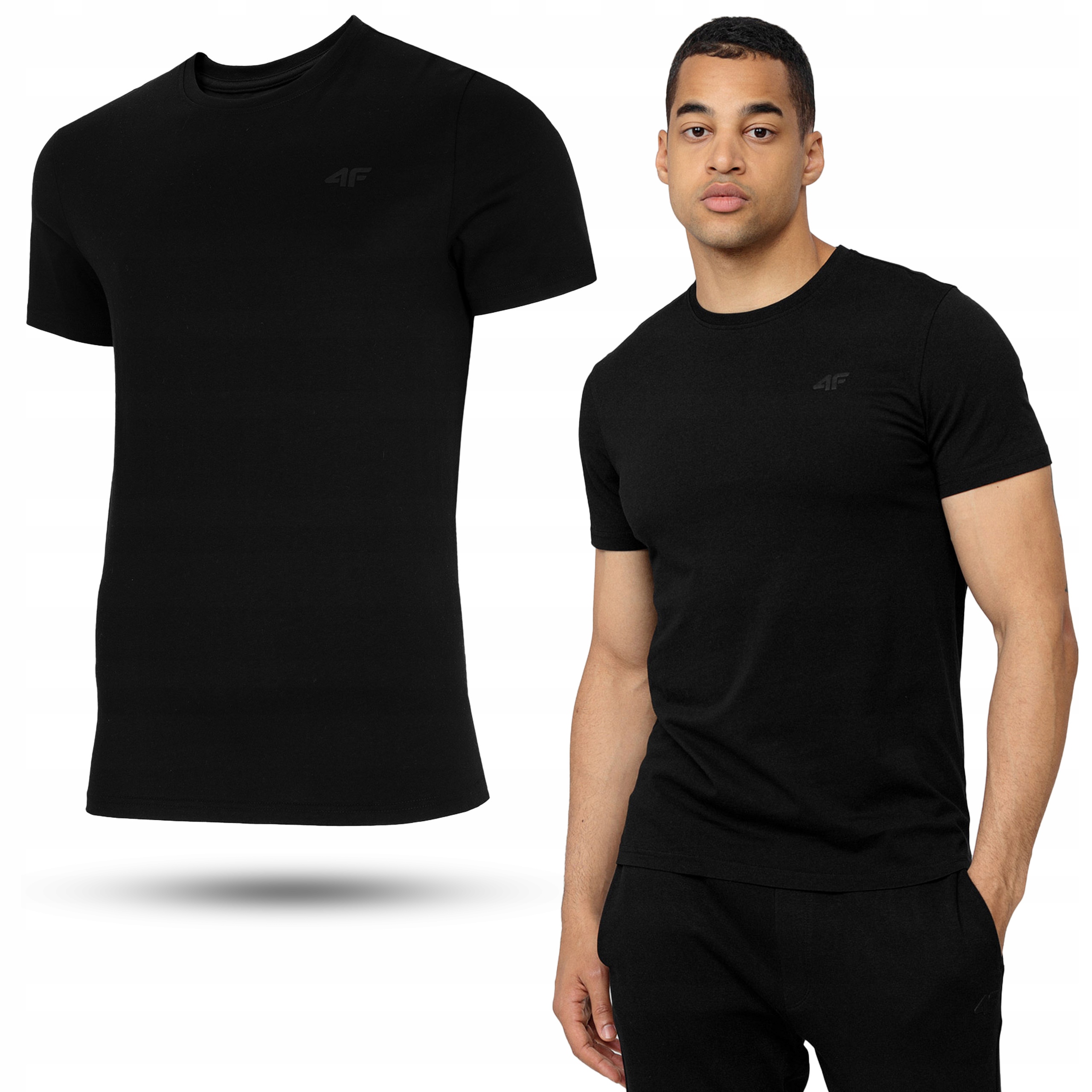 

Koszulka Męska 4F T-shirt Bawełniana Sportowa S