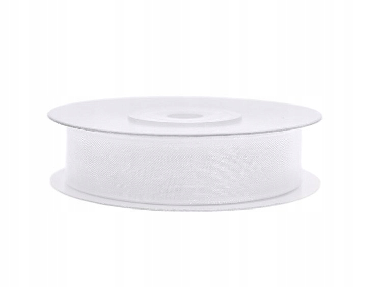 

Tasiemka Szyfonowa Biała 12mm/25m Dekoracja