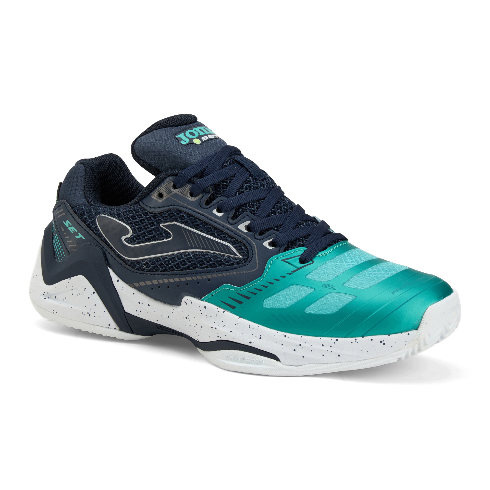 Buty do tenisa męskie Joma Set C turquoise/ navy blue