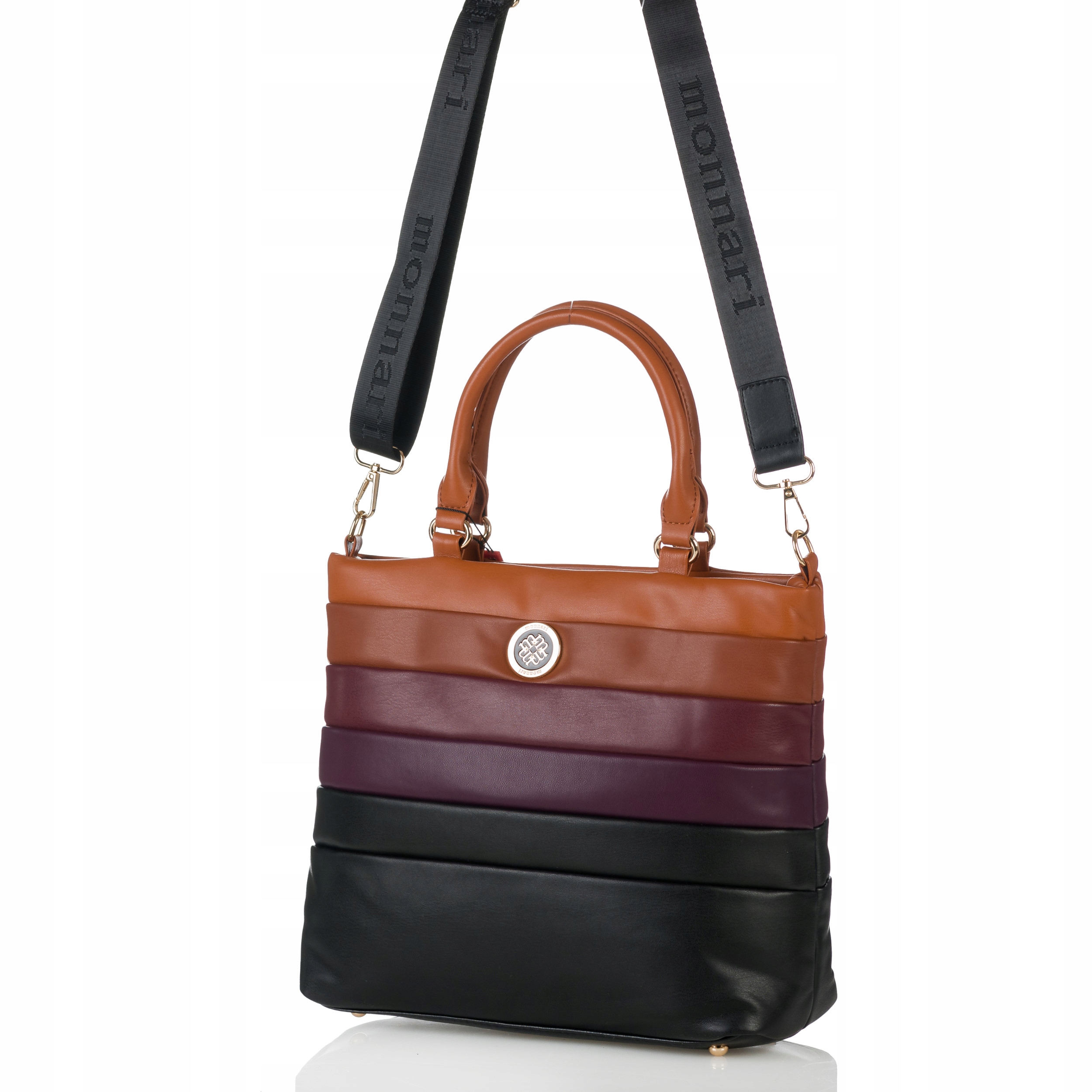 Pikowana torba damska shopper pojemna MONNARI Styl miejski