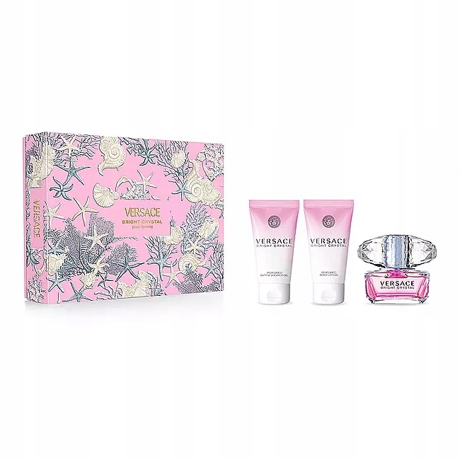 Versace Bright Crystal Edt 50 ml Sprej Balzám 50 ml Sprchový Gel 50 ml