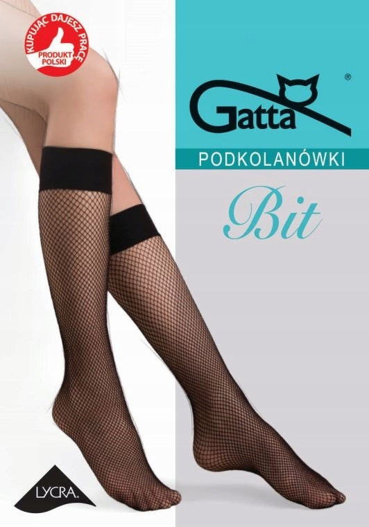 

Gatta Bit Podkolanówki siateczk wz.00/UNI/Grafit