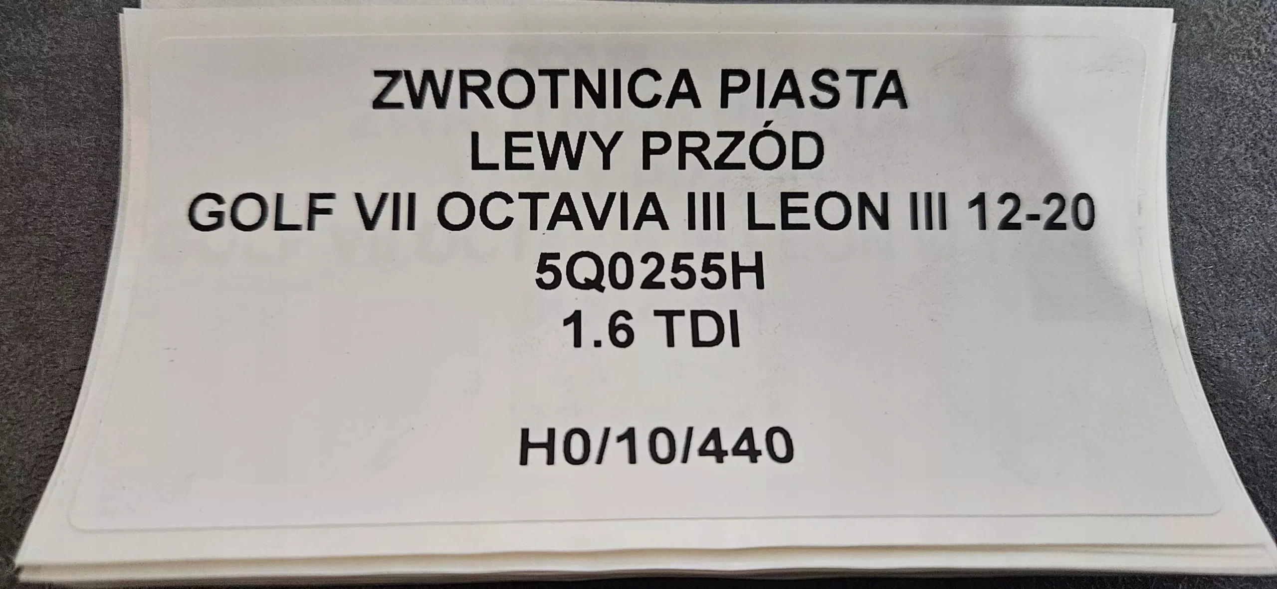 otoč čapu ľavý predok GOLF VII OCTAVIA III