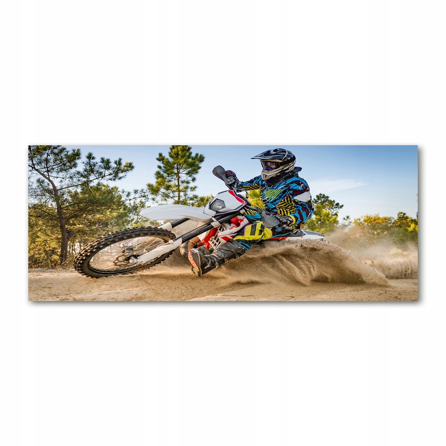 

Foto obraz na szkle akrylowym Motocross 125x50 cm