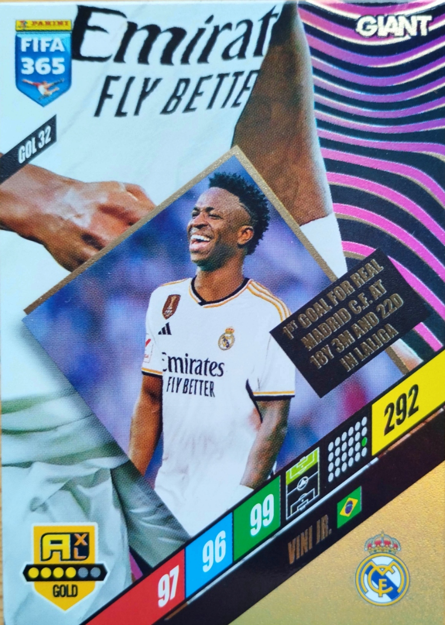 Fifa 365 2024 Gold Gol 32 Giant Vinicius Jr