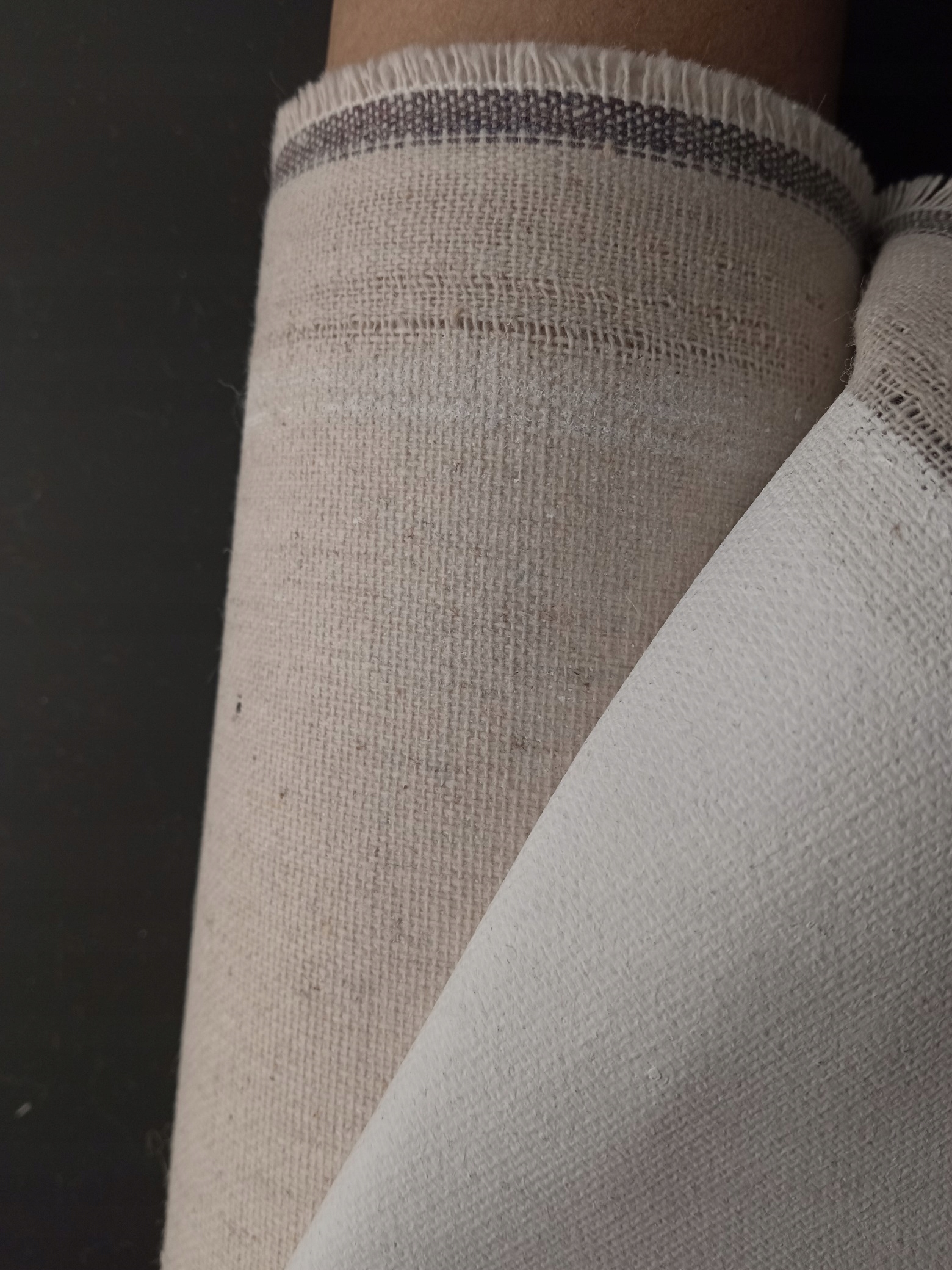 Płótno gruntowane bawełna + len 160cm