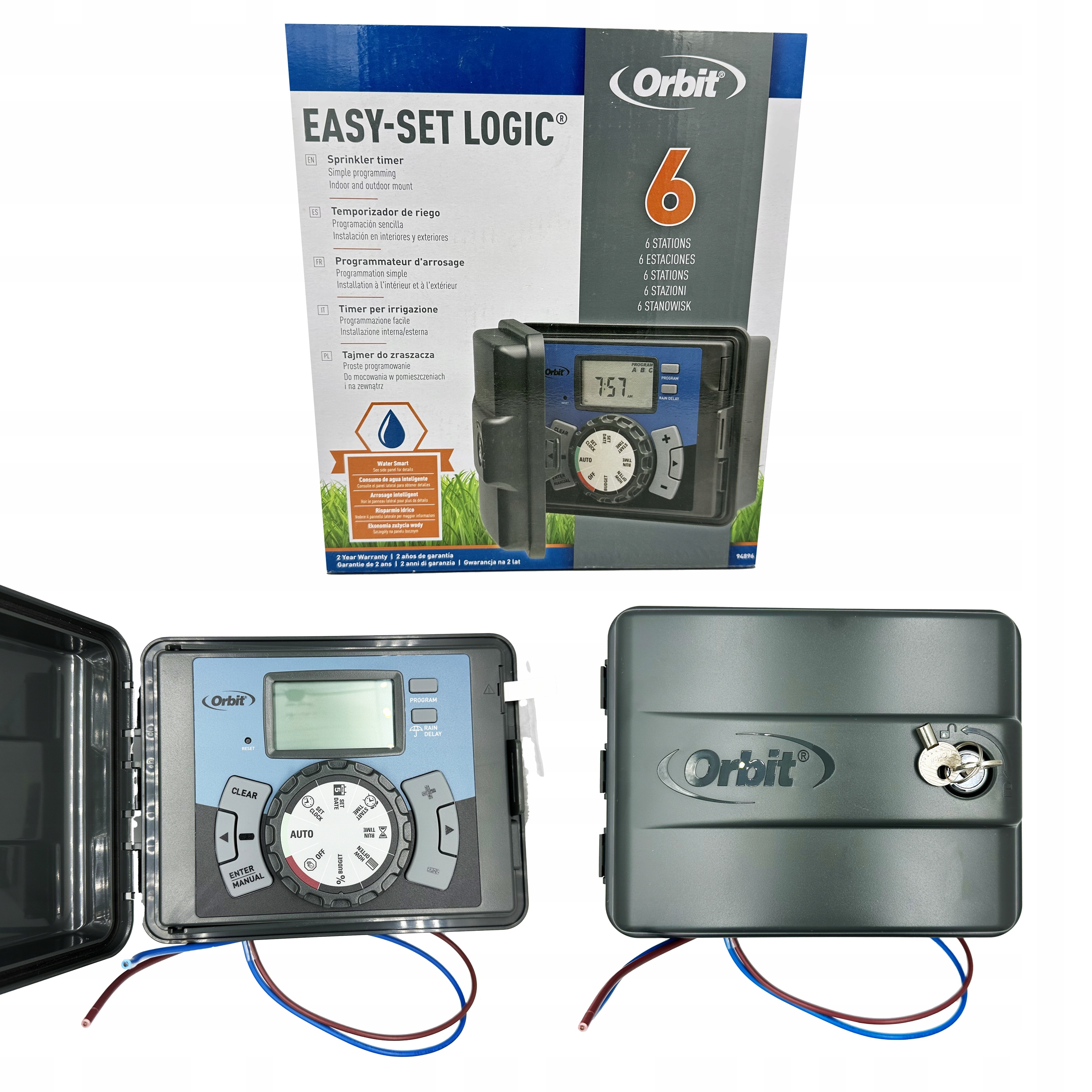 Ovládač Orbit Easy-set Logic 6 Sekcií Externý
