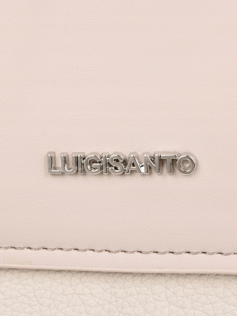 Torebka Damska LUIGISANTO 6382 Beige Materiał dominujący skóra ekologiczna