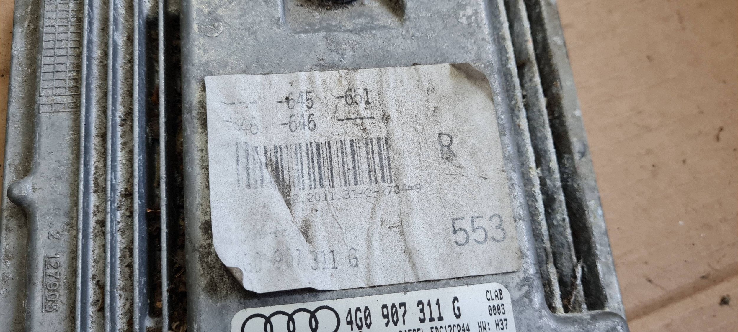 A7 4G computer control unit of the engine ECU 3.0 TDI CLA 4G0907311G A6 C7 4G