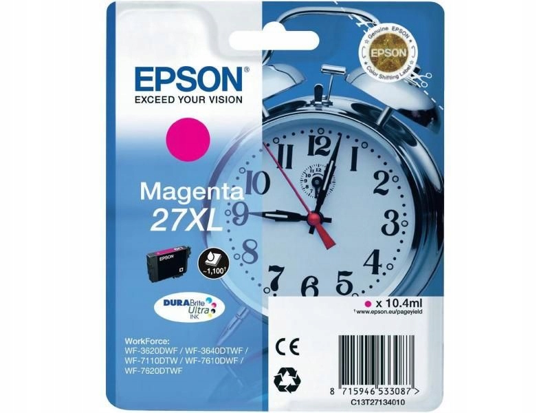 Inkoust Epson T2713 27XL Magenta WF3620 Oem