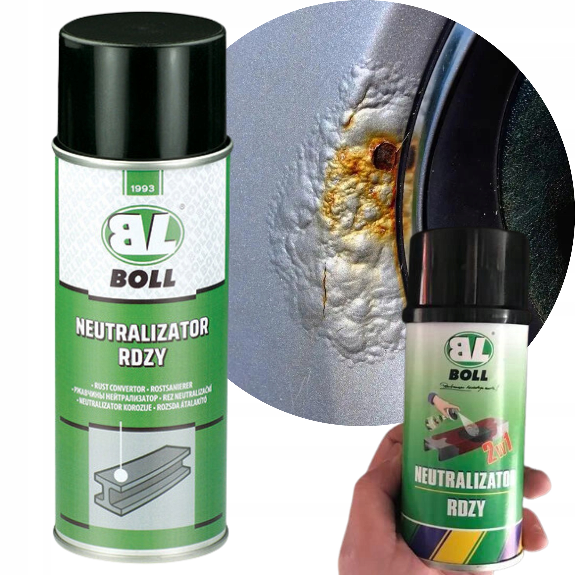

Neutralizator rdzy Boll podkład 2W1 400ml