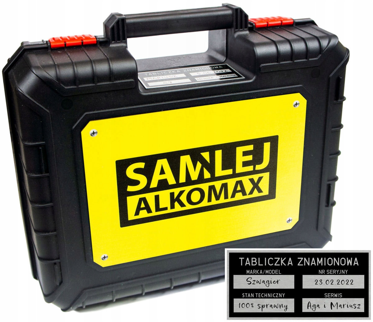 

Skrzynka alkohol Walizka Samlej urodziny