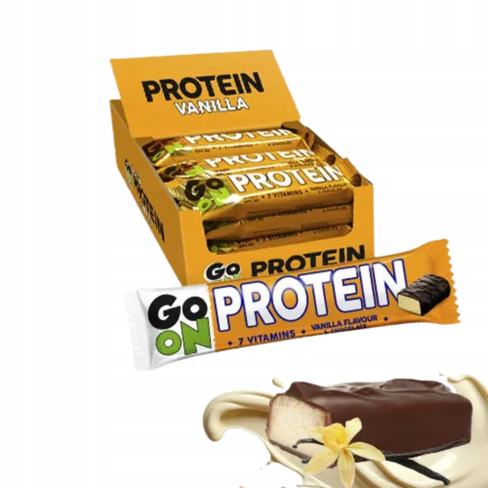 Levně Sante Go On proteinová Tyčinka Vanilka 50g x24 ks