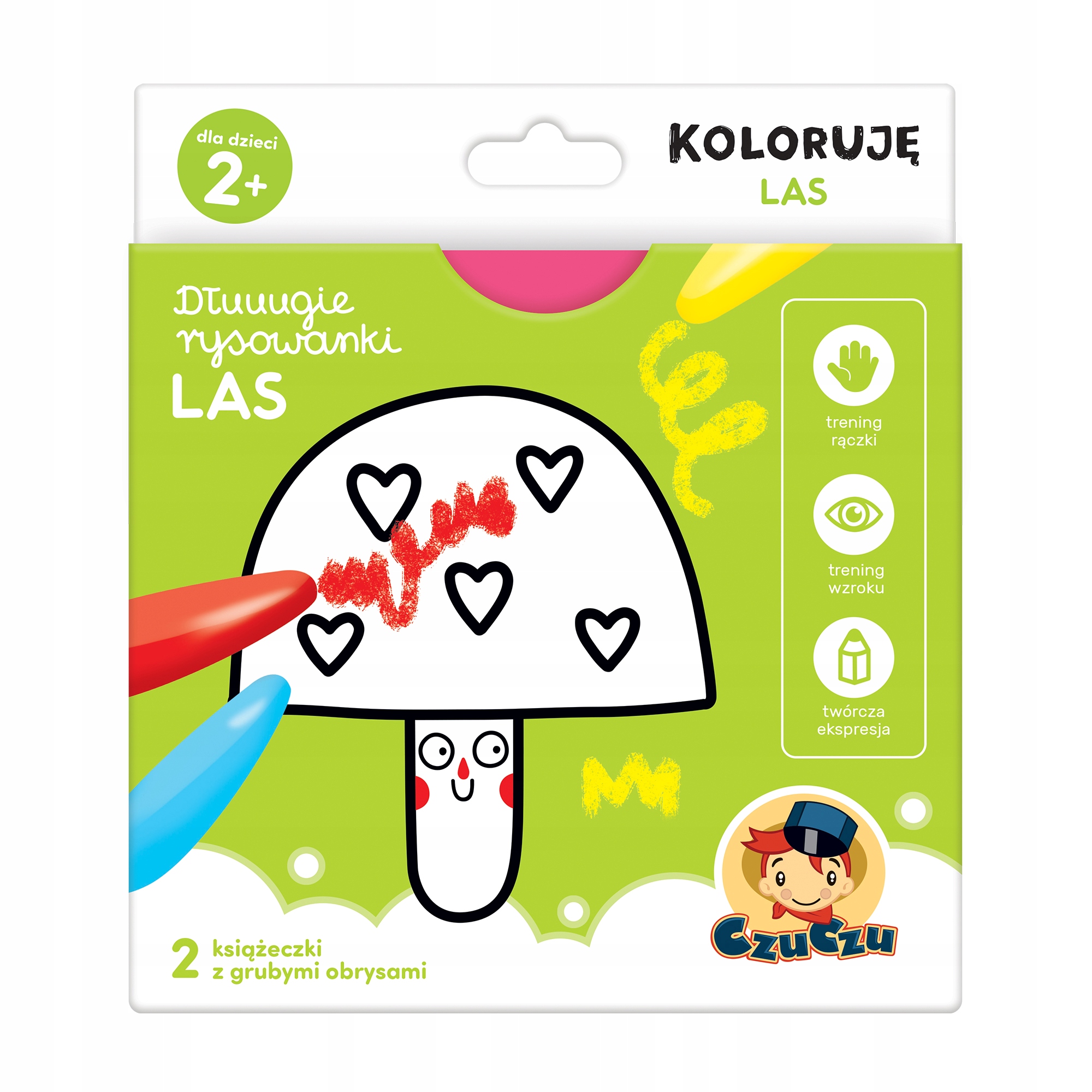 

CzuCzu Koloruję Las kolorowanka 2+