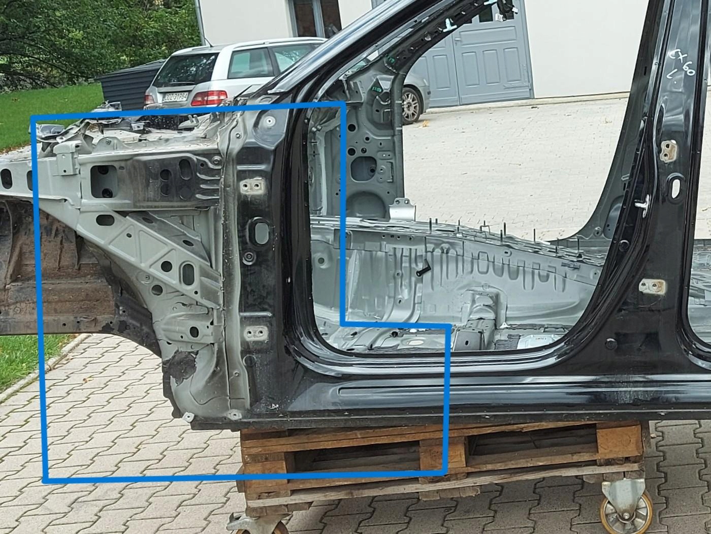 Mazda CX60 2023 quarter left front front black 41w oryg
